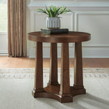 Nashville Furniture Outlets - Ashley Furniture - Rustic Plains End Table - Round End Table - T877-6