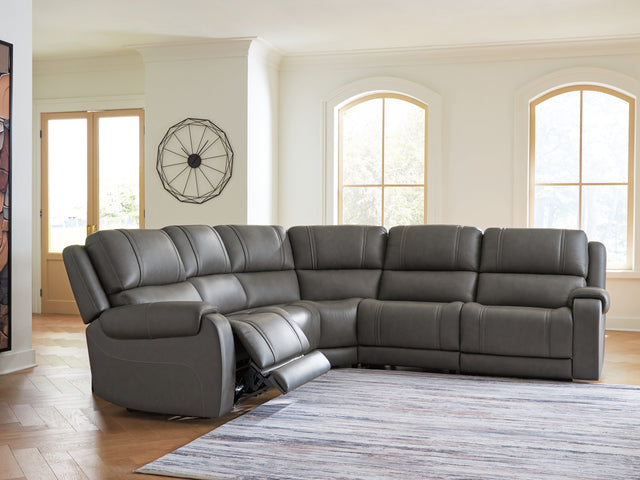 Nashville Furniture Outlets - Ashley Furniture - 5Z - Pittson Sectional - 5-Piece Power Reclining Sectional - PCU12600S4