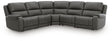 Nashville Furniture Outlets - Ashley Furniture - 5Z - Pittson Sectional - 5-Piece Power Reclining Sectional - PCU12600S6
