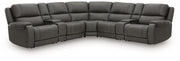 Nashville Furniture Outlets - Ashley Furniture - 5Z - Pittson Sectional - 7-Piece Power Reclining Sectional - PCU12600S10