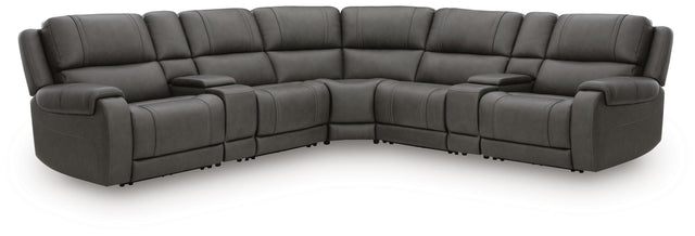 Nashville Furniture Outlets - Ashley Furniture - 5Z - Pittson Sectional - 7-Piece Power Reclining Sectional - PCU12600S10