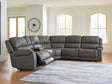 Nashville Furniture Outlets - Ashley Furniture - 5Z - Pittson Sectional - 6-Piece Power Reclining Sectional - PCU12600S5