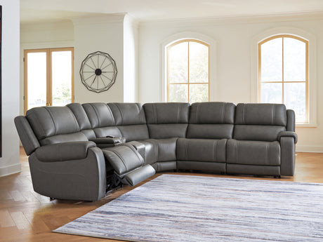 Nashville Furniture Outlets - Ashley Furniture - 5Z - Pittson Sectional - 6-Piece Power Reclining Sectional - PCU12600S5