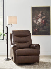 Nashville Furniture Outlets - Ashley Furniture - Flynwood Living Room - Swivel Glider Recliner / Espresso - PCU1340061