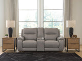 Nashville Furniture Outlets - Ashley Furniture - Real Moments Living Room - PWR REC Love w/Audio Seating - PCU1370018A