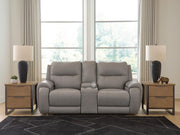 Nashville Furniture Outlets - Ashley Furniture - Real Moments Living Room - PWR REC Love w/Audio Seating - PCU1370018A