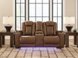 Nashville Furniture Outlets - Ashley Furniture - Gruaro Living Room - PWR REC Loveseat/CON/ADJ HDRST - PCU1420018