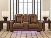 Nashville Furniture Outlets - Ashley Furniture - Gruaro Living Room - PWR REC Loveseat/CON/ADJ HDRST - PCU1420018