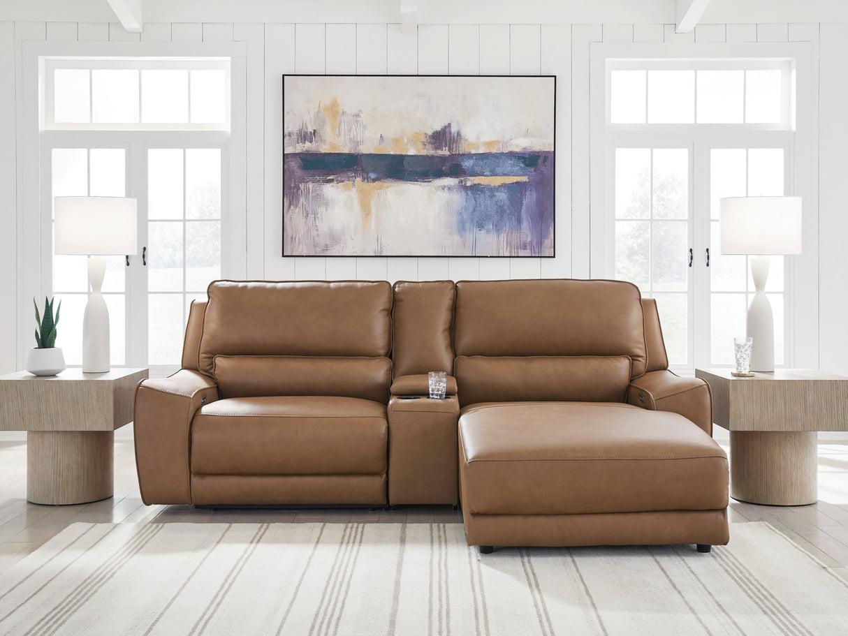 Nashville Furniture Outlets - Ashley Furniture - DeepWakes Sectional - 3-Piece Power Reclining Sectional with Chaise - PCU62606S4