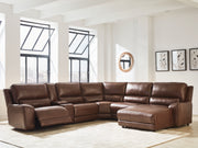 Nashville Furniture Outlets - Ashley Furniture - DeepWakes Sectional - 6-Piece Power Reclining Sectional with Chaise / Canyon - PCU62607S6