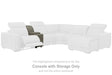 Nashville Furniture Outlets - Ashley Furniture - Correze Sectional - 3-Piece Power Reclining Sectional with Chaise / Gray - U94202S11