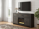 Brazen Valley 71" TV Stand with Electric Fireplace