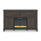 Brazen Valley 60" TV Stand with Electric Fireplace