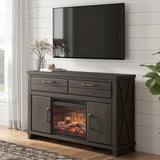 Nashville Furniture Outlets - Ashley Furniture - Brazen Valley 60" TV Stand with Electric Fireplace - 60" TV Stand with Electric Fireplace - W2648W4