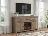 Nashville Furniture Outlets - Ashley Furniture - Garistyn 73" TV Stand with Electric Fireplace - 73" TV Stand with Electric Fireplace - W2844W3
