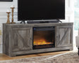 Nashville Furniture Outlets - Ashley Furniture - Wynnlow 63" TV Stand with Electric Fireplace - 63" TV Stand with Electric Fireplace / Gray - W440W4