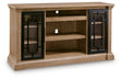 Nashville Furniture Outlets - Ashley Furniture - Wittenmyer TV Stand - 72" / Natural/Black - W794-68