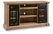 Nashville Furniture Outlets - Ashley Furniture - Wittenmyer TV Stand - 72" / Natural/Black - W794-68