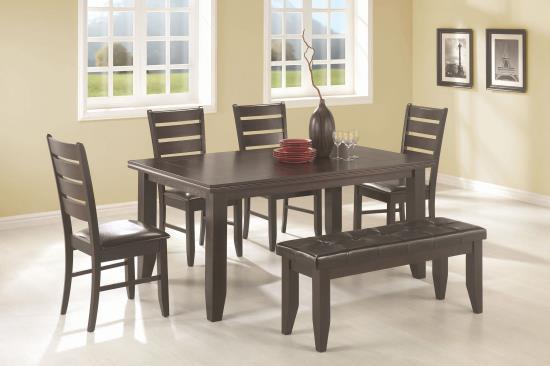 Nashville Furniture Outlets-Dalila Cappuccino Dining Set- 