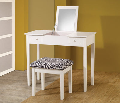 Nashville Furniture Outlets-White Vanity Set- 