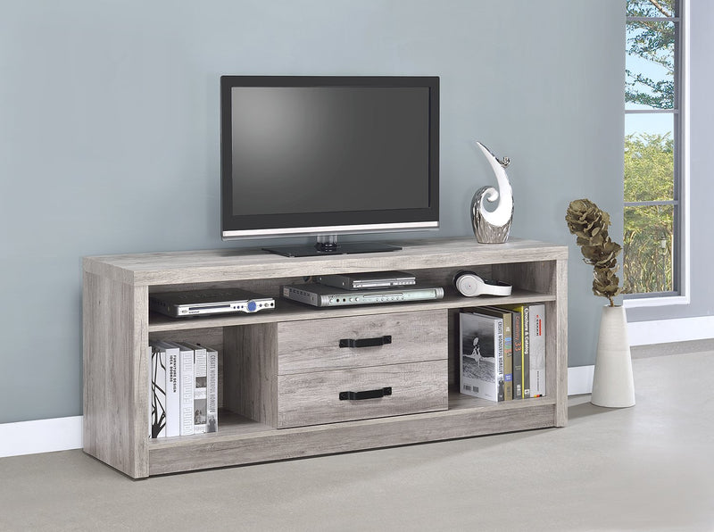 Nashville Furniture Outlets-Modern Driftwood TV Console- 