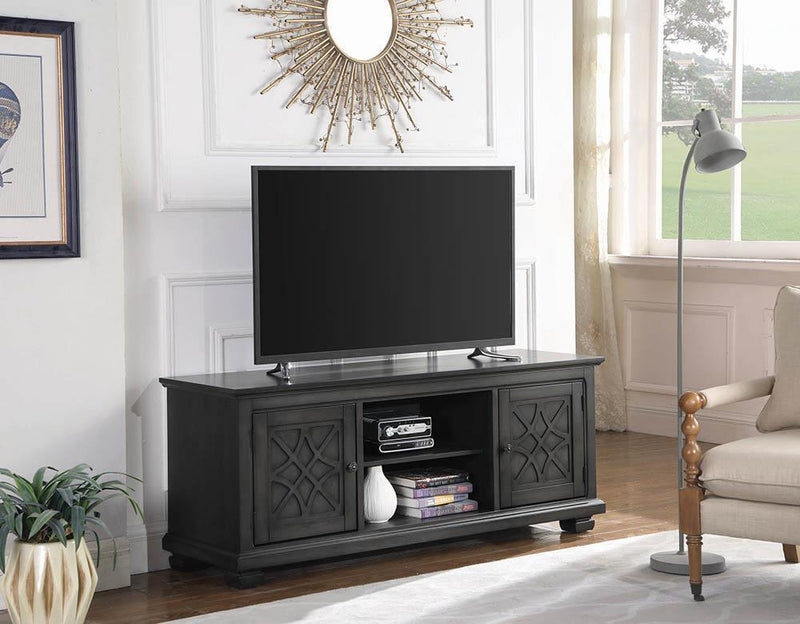 Nashville Furniture Outlets-Rustic Grey TV Console- 