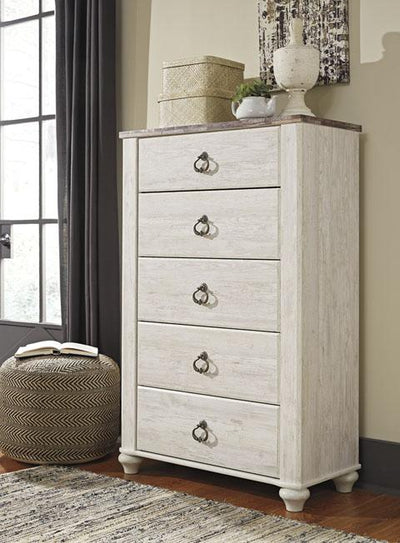 Nashville Furniture Outlets-Willowton Bedroom- 