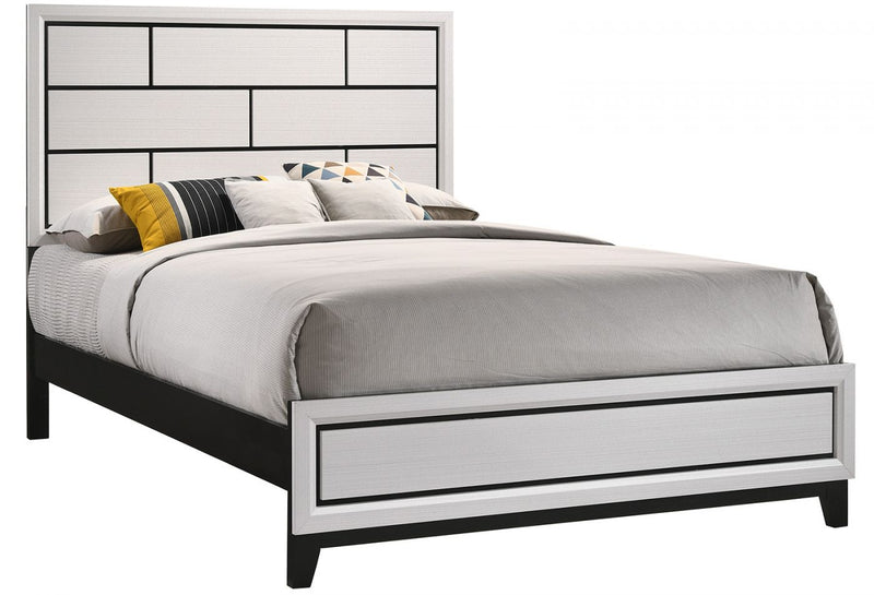 Nashville Furniture Outlets-Crown Mark Akerson Full Panel Bed in Chalk B4610-F- Bed
