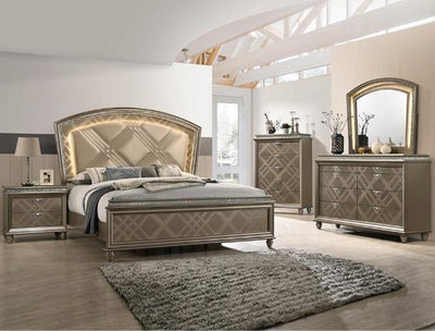 Nashville Furniture Outlets-Luxurious Cristal Bed- 